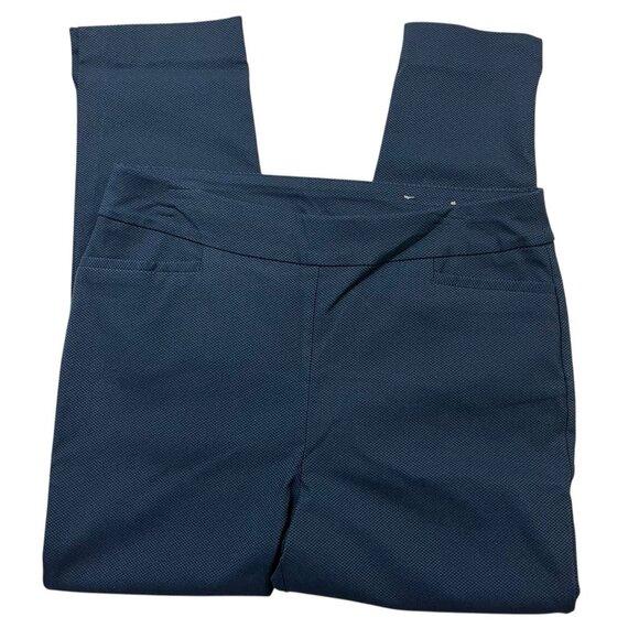 Chico's Pull on Stretch Textured pants Women's size 2(12) - Picture 1 of 4